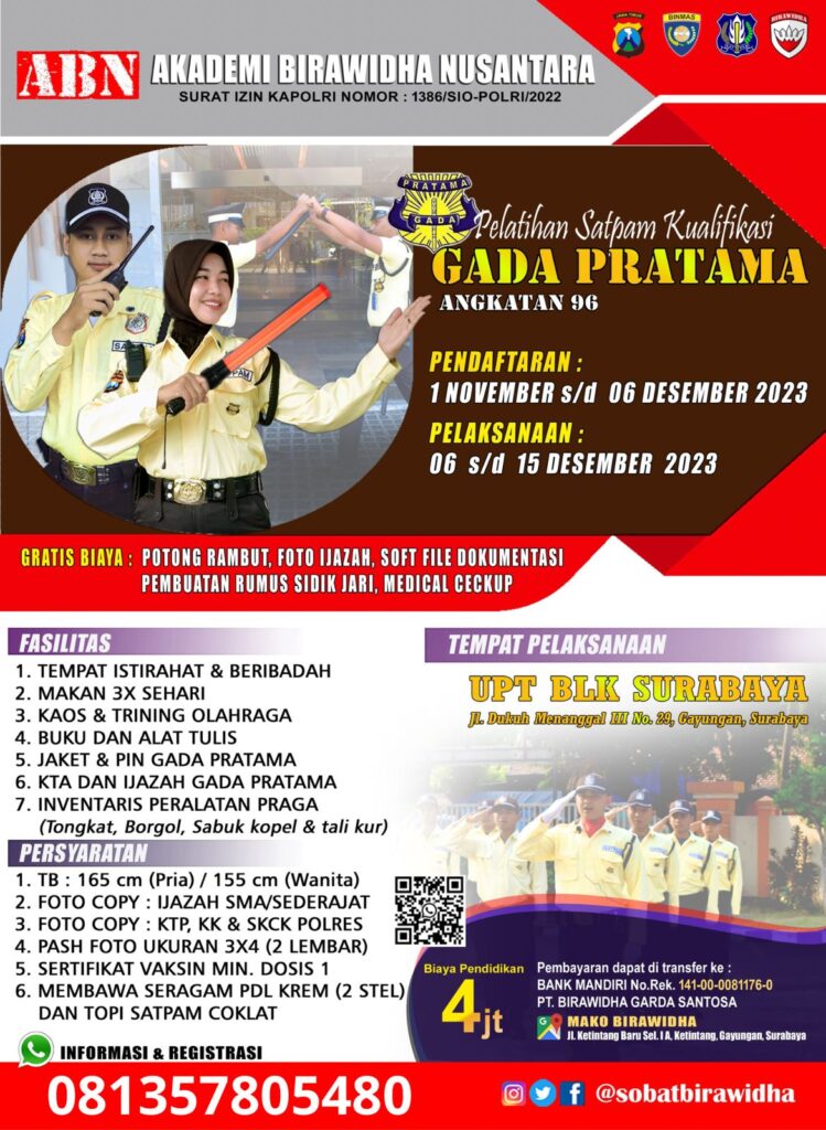 Gada Pratama Surabaya Bulan Desember 2023